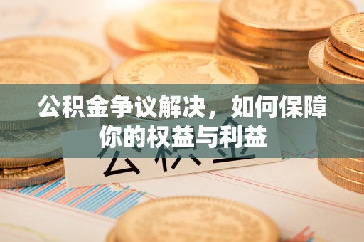 阳江公积金争议解决，如何保障你的权益与利益