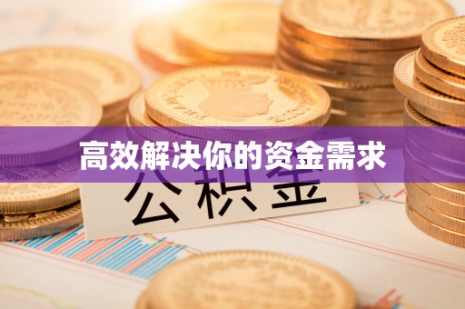 阳江高效解决你的资金需求