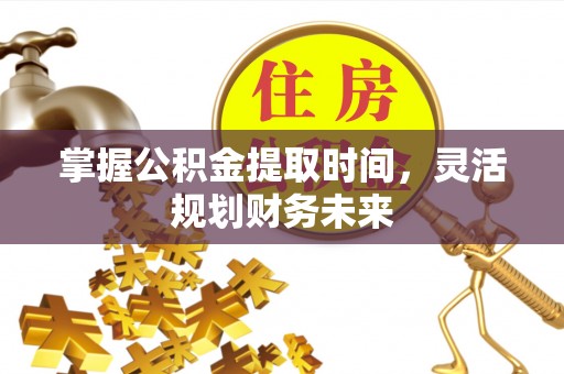 阳江掌握公积金提取时间，灵活规划财务未来